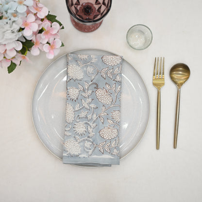 Dylan Floral Motif Dinner Napkin