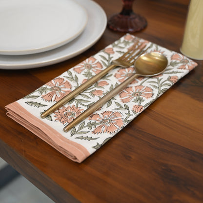 Wayne  Floral Booti  Dinner Napkin