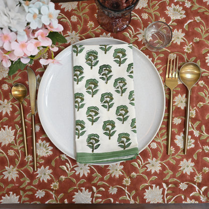 Jaxon Floral Booti Dinner Napkin