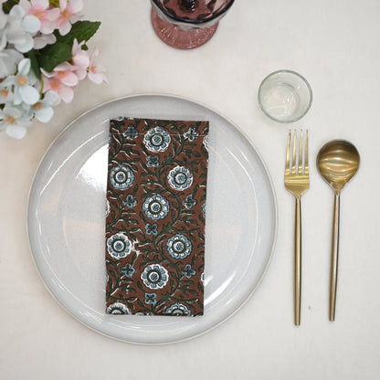 Nolan Floral Booti Dinner Napkin