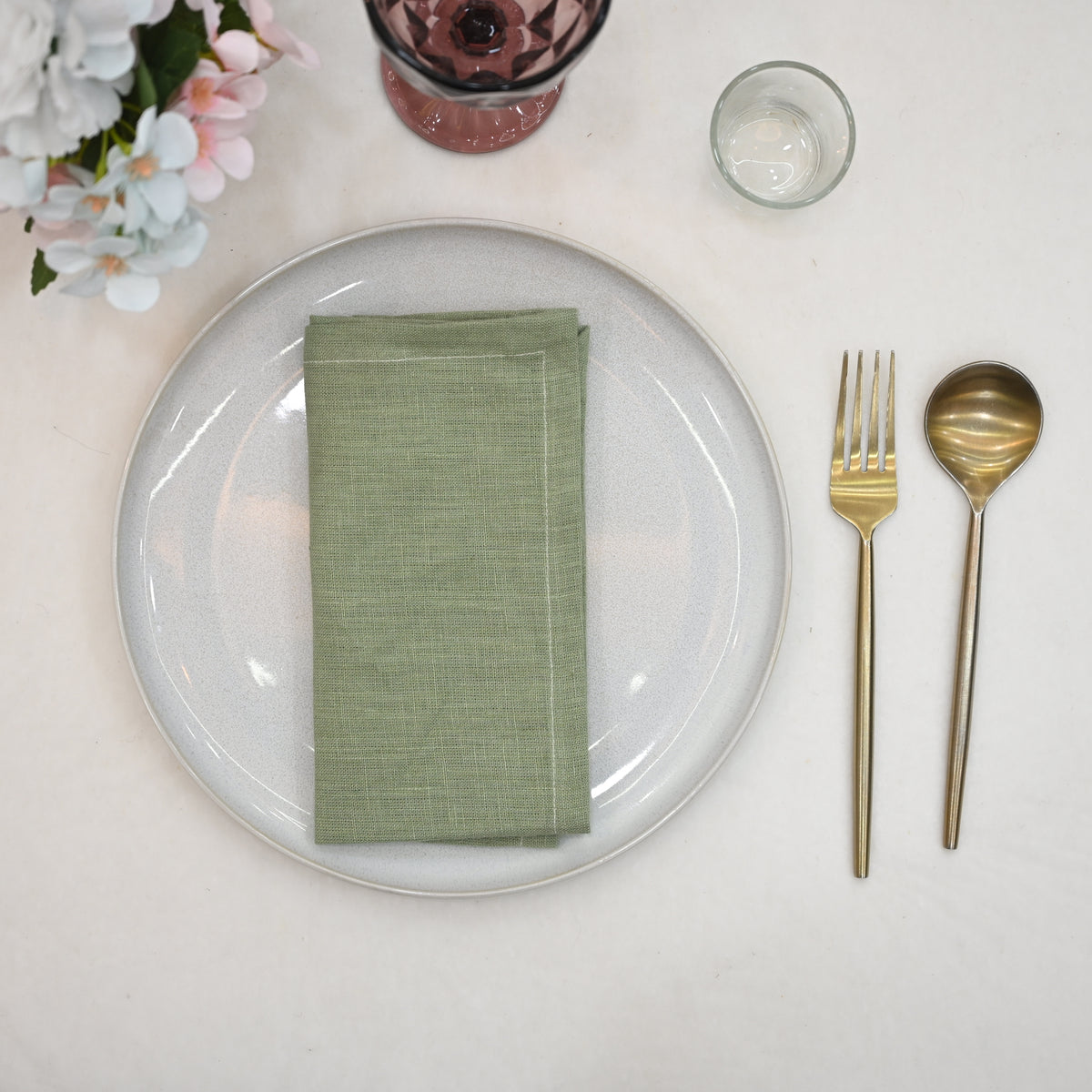 Sawyer Solid Linen Dinner Napkin