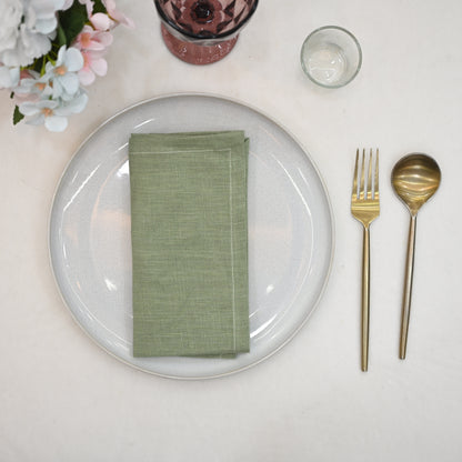 Sawyer Solid Linen Dinner Napkin