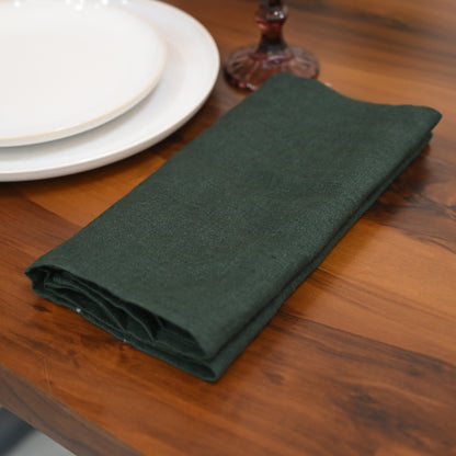 Axel Solid Linen Dinner Napkin