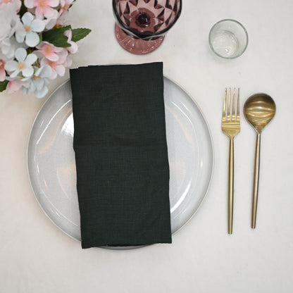 Axel Solid Linen Dinner Napkin