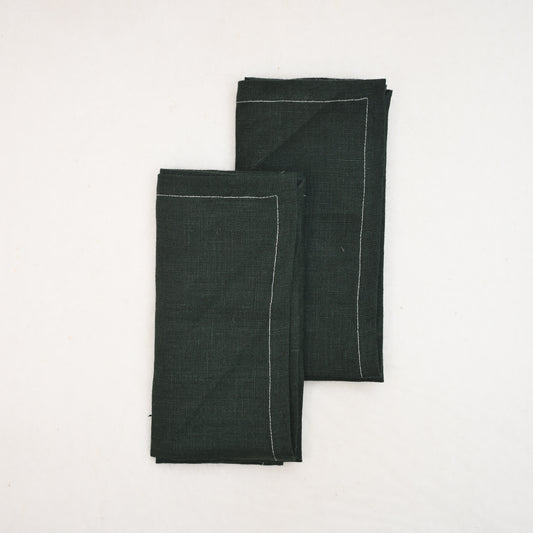 Axel Solid Linen Dinner Napkin