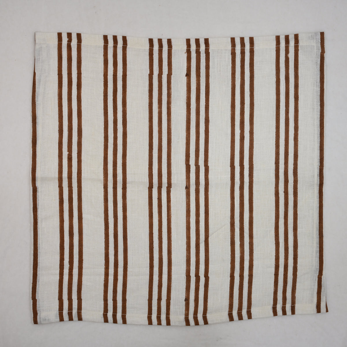 Camden Striped Linen Dinner Napkin