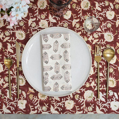 Colton Motif Linen Dinner Napkin