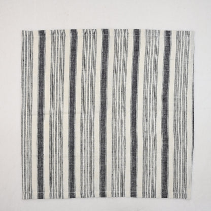 Declan Striped Linen Dinner Napkin
