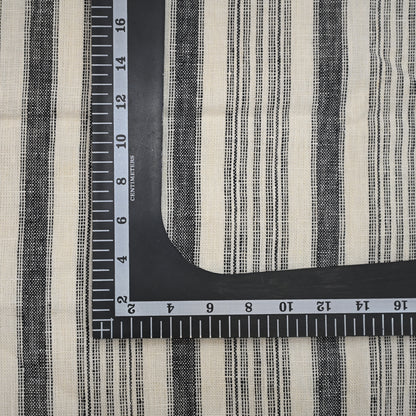 Declan Striped Linen Dinner Napkin