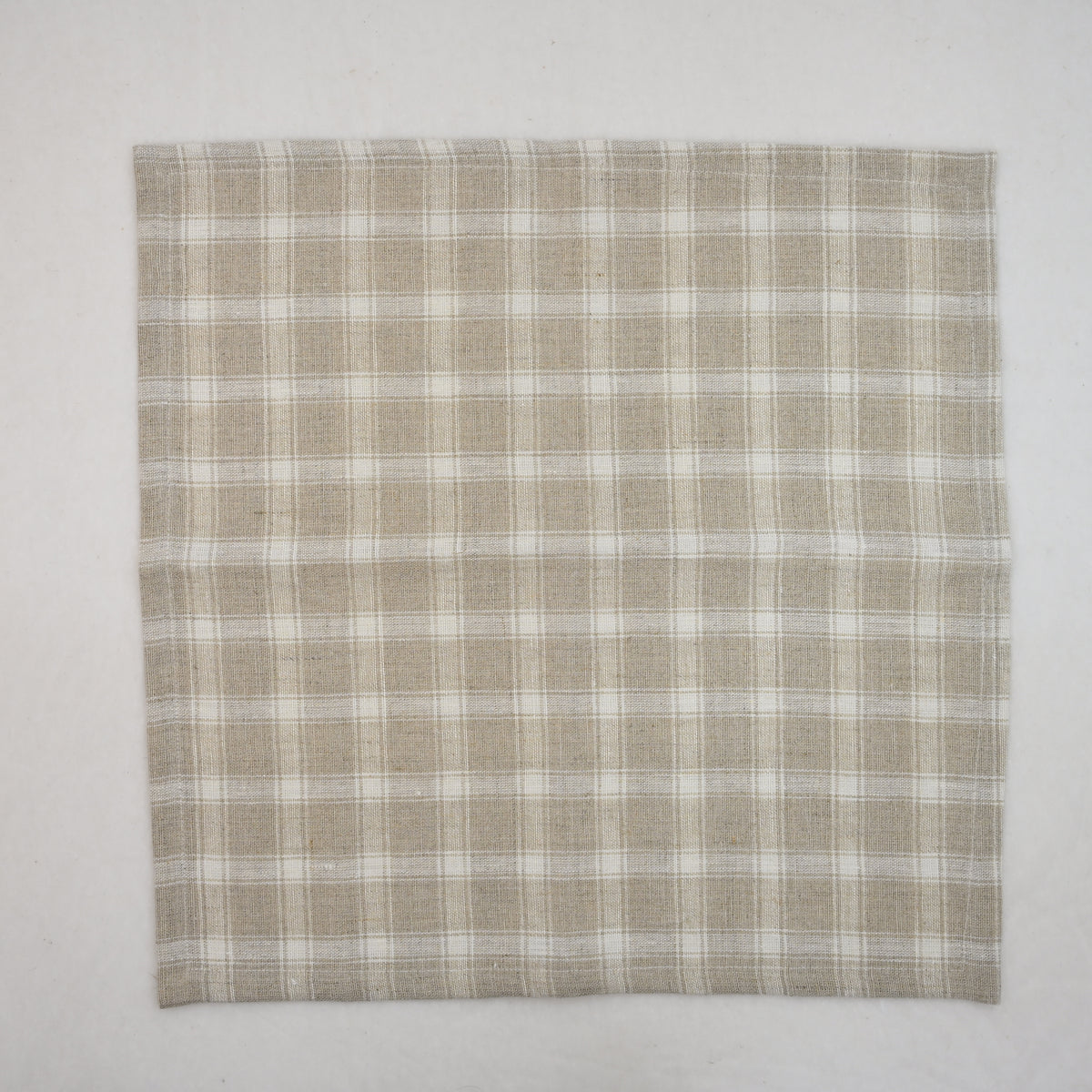 Elliott Checked Linen Dinner Napkin