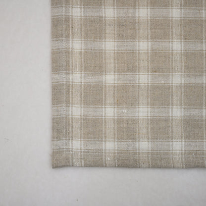 Elliott Checked Linen Dinner Napkin