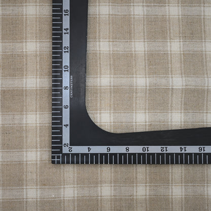 Elliott Checked Linen Dinner Napkin