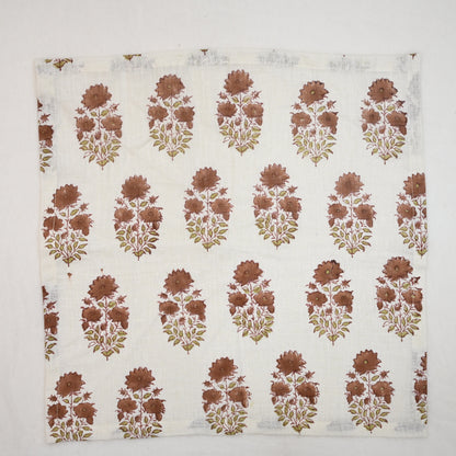 Graham Floral Booti Linen Dinner Napkin