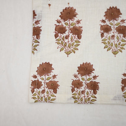 Graham Floral Booti Linen Dinner Napkin