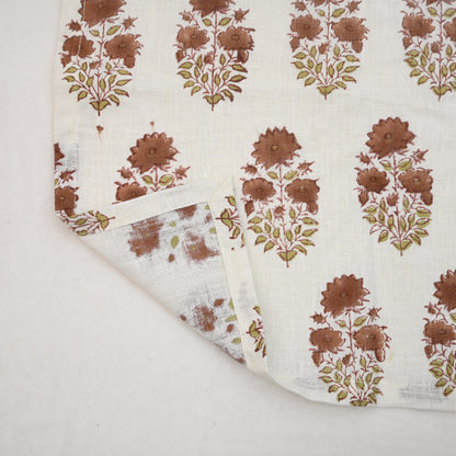 Graham Floral Booti Linen Dinner Napkin