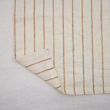 Jude Striped Linen Dinner Napkin