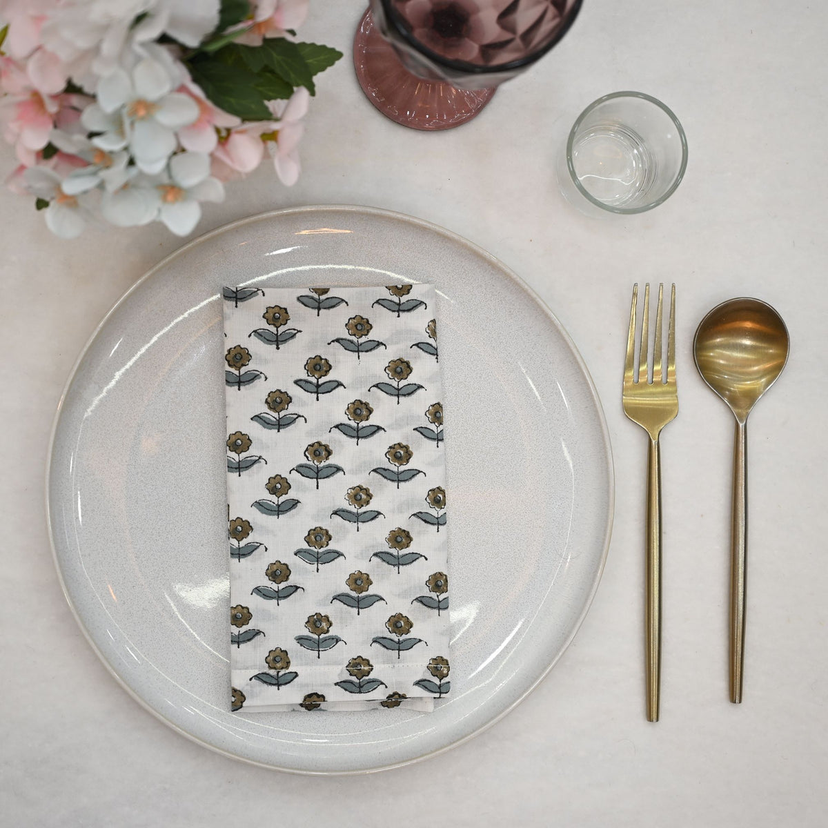 Adler Botanical Cotton Dinner Napkin