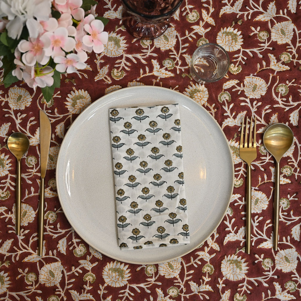 Adler Botanical Cotton Dinner Napkin