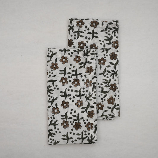 Alden Floral Cotton Dinner Napkin