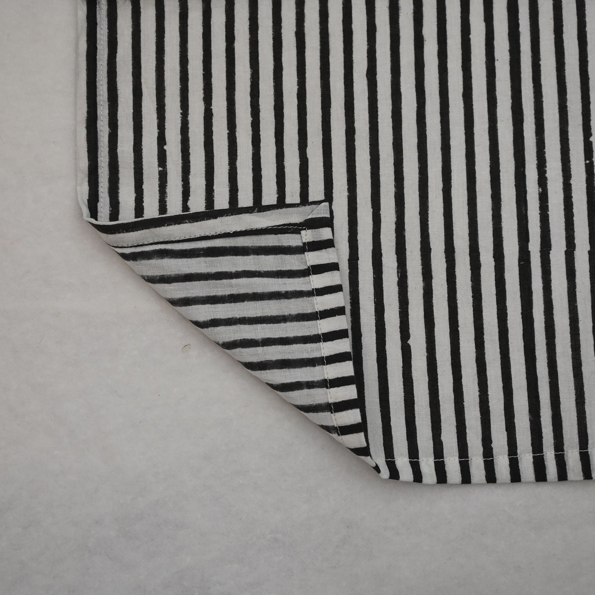 Anson Striped Cotton Dinner Napkin