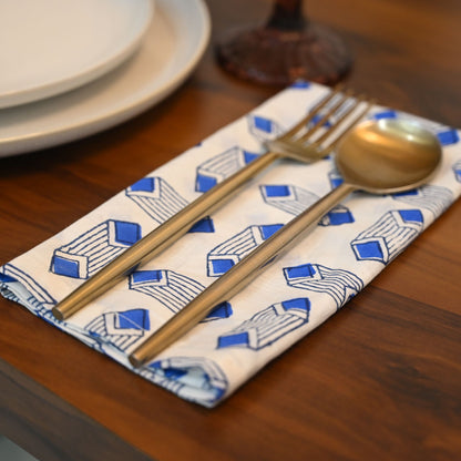 Astral Geometric Cotton Dinner Napkin