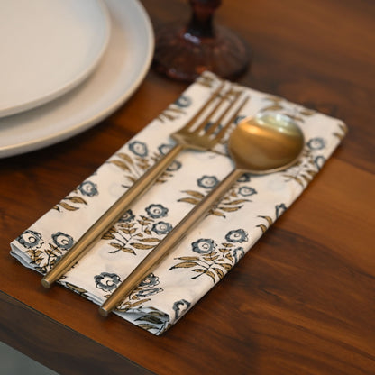 Audren Floral  Cotton Dinner Napkin