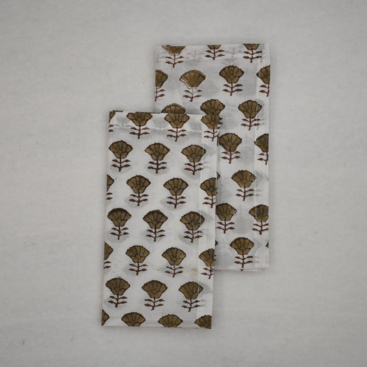 Avett Floral Cotton Dinner Napkin