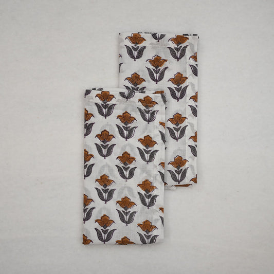 Blain Floral Cotton Dinner Napkin