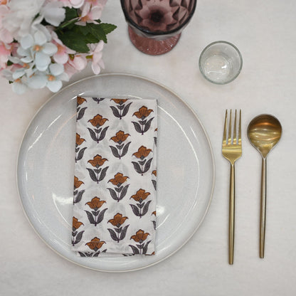 Blain Floral Cotton Dinner Napkin