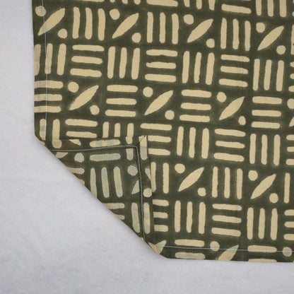 Brantley Geometric Cotton Dinner Napkin