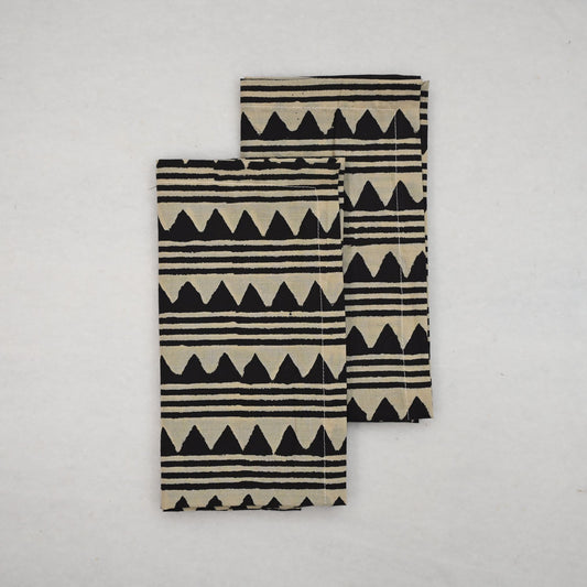Bridger Geometric Cotton Dinner Napkin