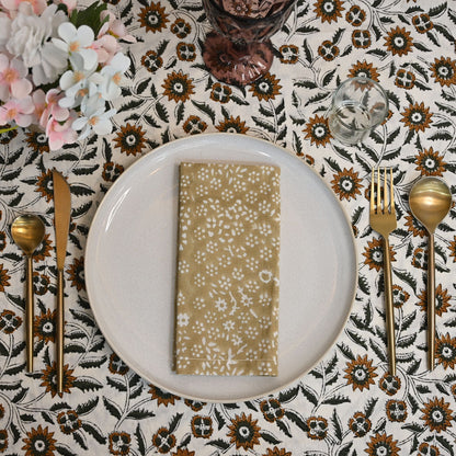 Calloway Floral Cotton Dinner Napkin