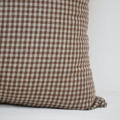 Atelier Check Block Print Pillow Cover