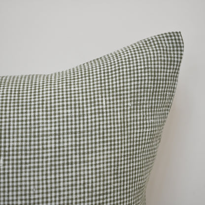Atelier Check Block Print Pillow Cover