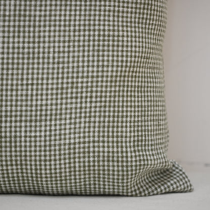 Atelier Check Block Print Pillow Cover