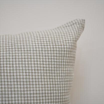 Atelier Check Block Print Pillow Cover