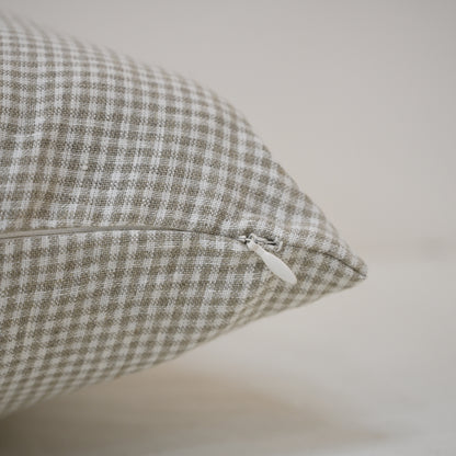 Atelier Check Block Print Pillow Cover