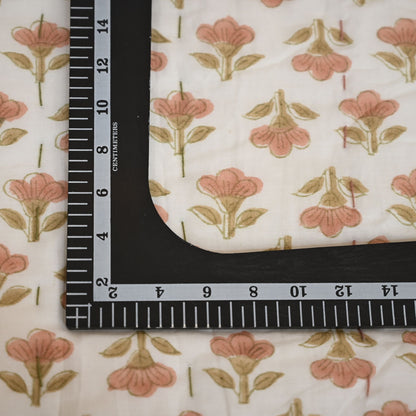 Collen Floral Hand Block Printed Quilt