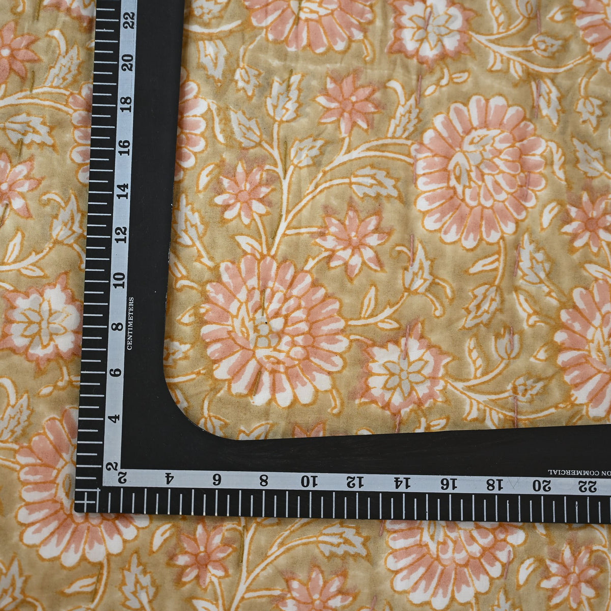 Gavin Floral Hand Block Printed Quilt