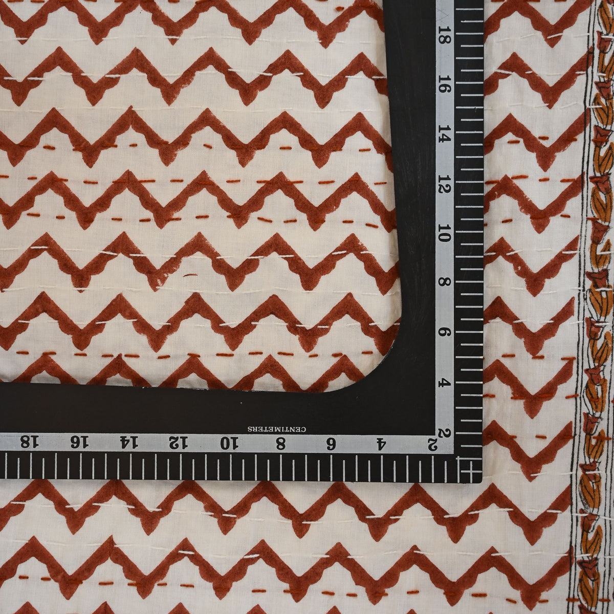Liam Hand Block Printed Quilt