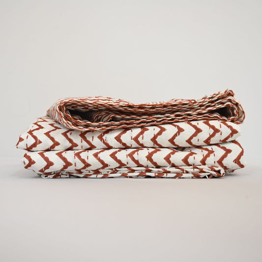 Liam Hand Block Printed Quilt