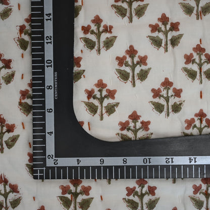 Arthur Floral Hand Block Printed Quilt
