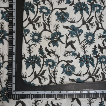 Nolan Floral Hand Block Printe Quilt