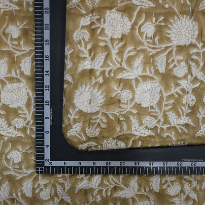 Graham Botanical Hand Block Printed Quilt
