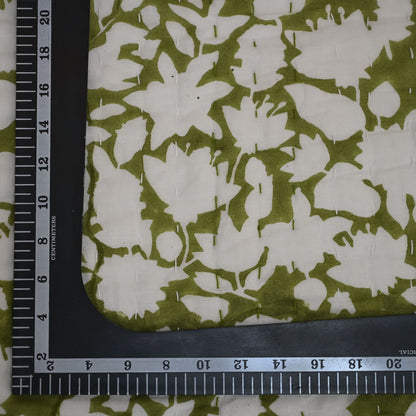 Jasper Floral Hand Block Printed Quilt