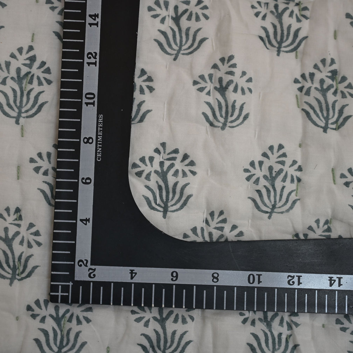 Levi Floral Hand Block Printed Quilt