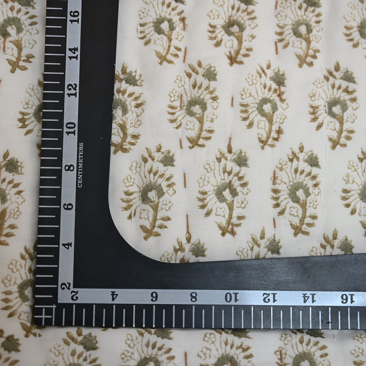 Theo Floral Hand Block Printed Quilt