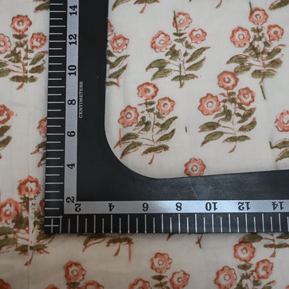 Asher Floral Hand Block Printe Quilt