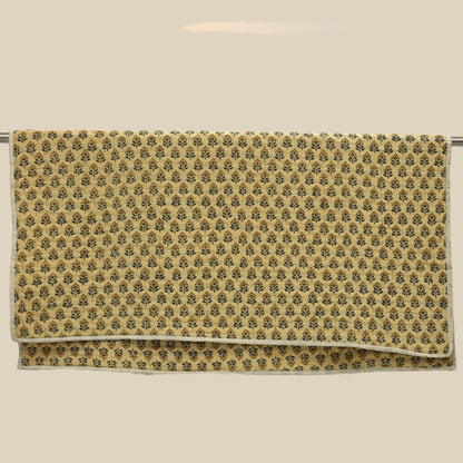 Vespera Floral Hand Block Printed Quilt