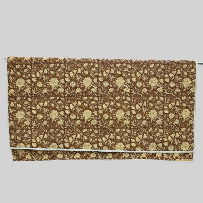 Aidyl Floral Hand Block Printed Quilt
